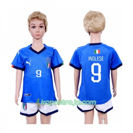 Billiga Fotbollströjor Italien Inglese 9 Barn Hemma tröja 2018 Kortärmad